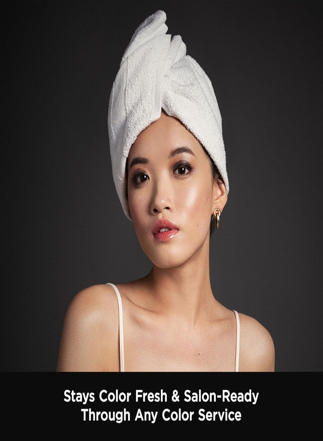 Fromm ColorSafe 100% Cotton Bleach Proof Salon Hair Towels for Hairstylists, Barbers, & Spa, 16" by 29", Absorbent Stain Resistant Towels for Drying All Hair Types, Color Safe Towels, White 6-Pack - Image 4